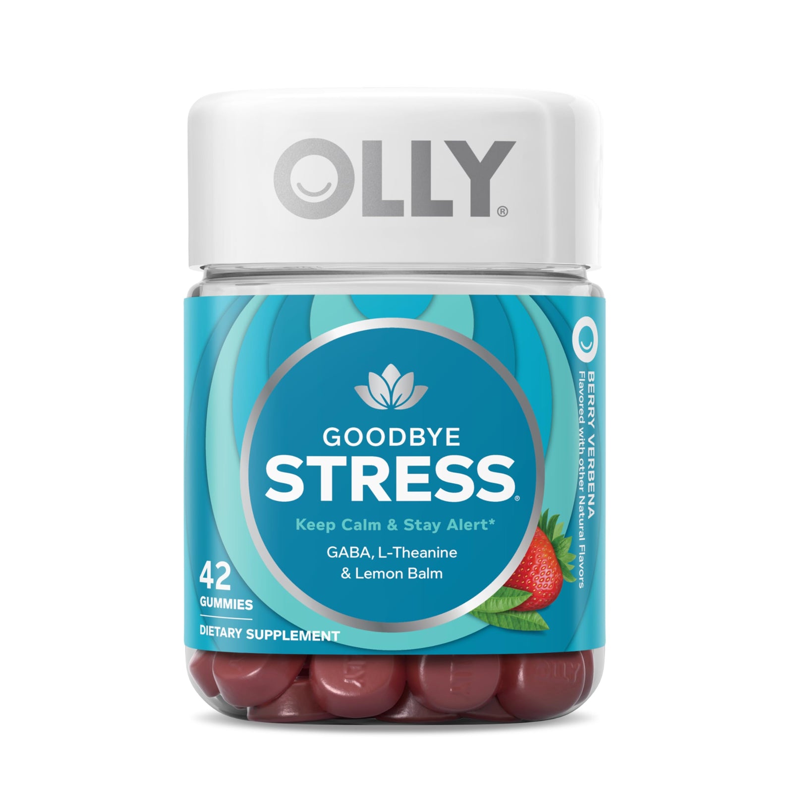 Olly Goodbye Stress Berry Verbena Gummies
