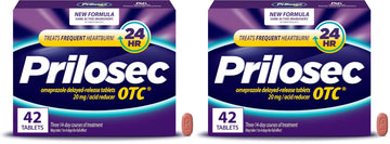 Prilosec OTC Heartburn Relief and Acid Reducer Tablets, 42 ct