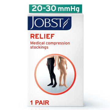 BSN Jobst Relief Waist-High Compression Pantyhose Medium Beige