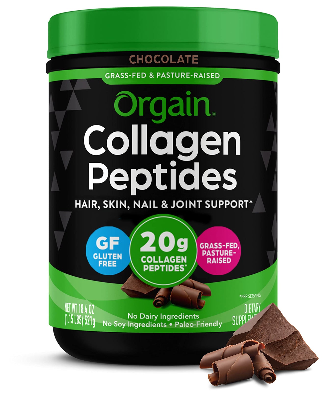 Orgain Collagen Peptides Powder Unflavored 16 oz