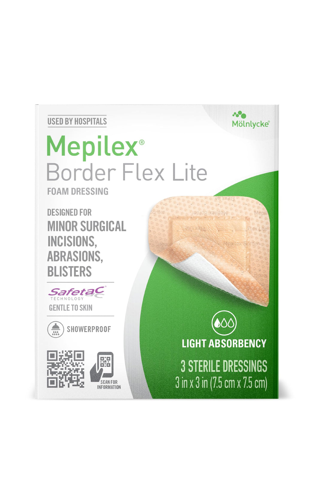 Mölnlycke Mepilex Lite Thin Foam Dressings