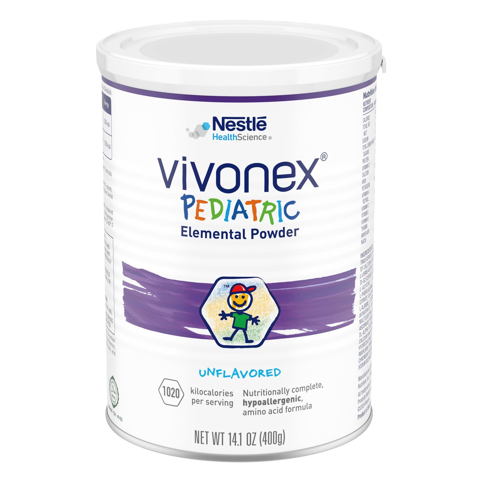 Nestle Vivonex Pediatric Powder, Unflavored, 14.1 oz / 400 g