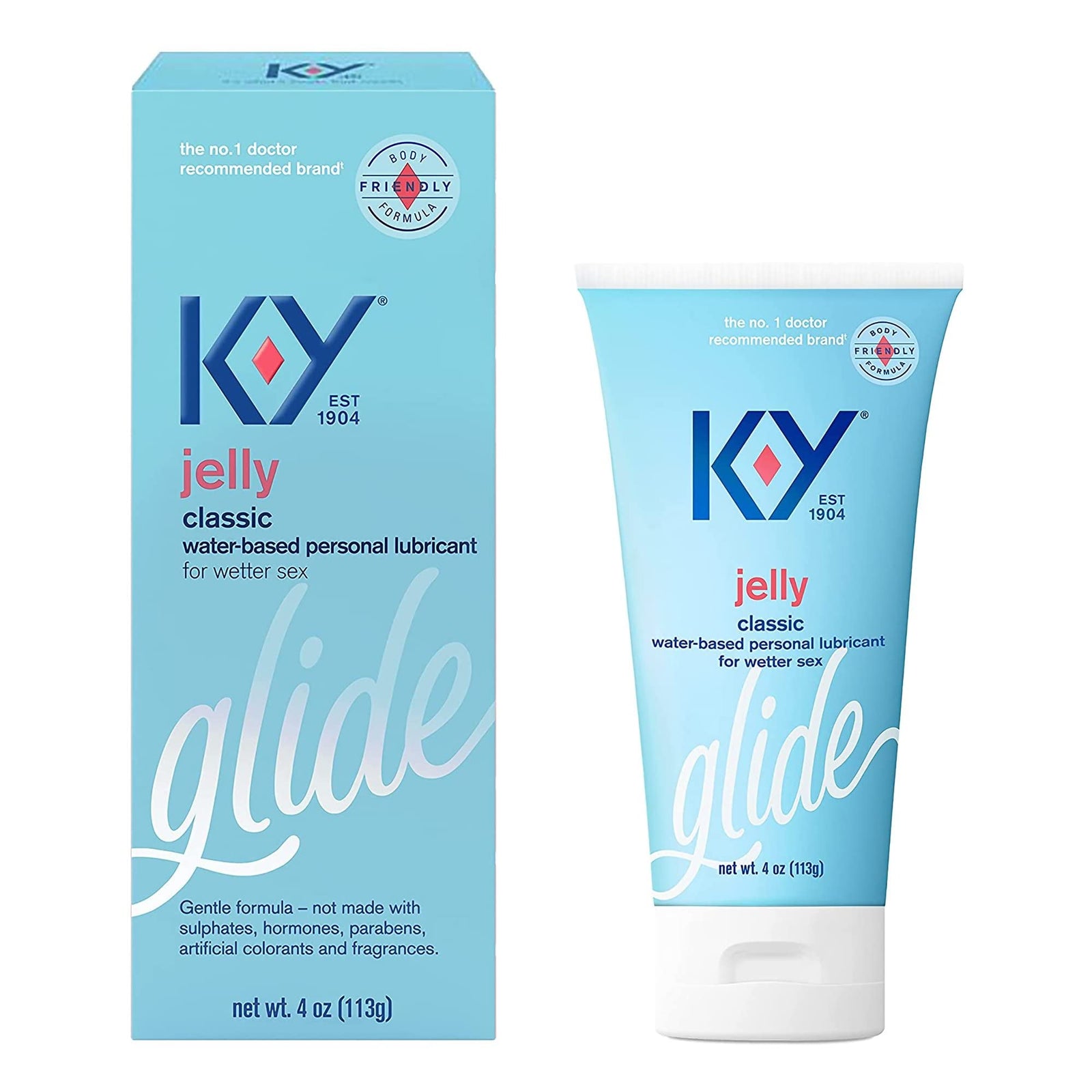 K-Y Personal Lubricated Jelly, 4 oz
