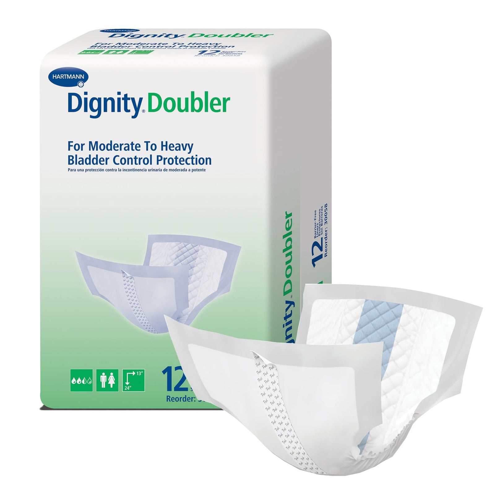 Hartmann Dignity Doubler X-Large Pad 13" x 24"