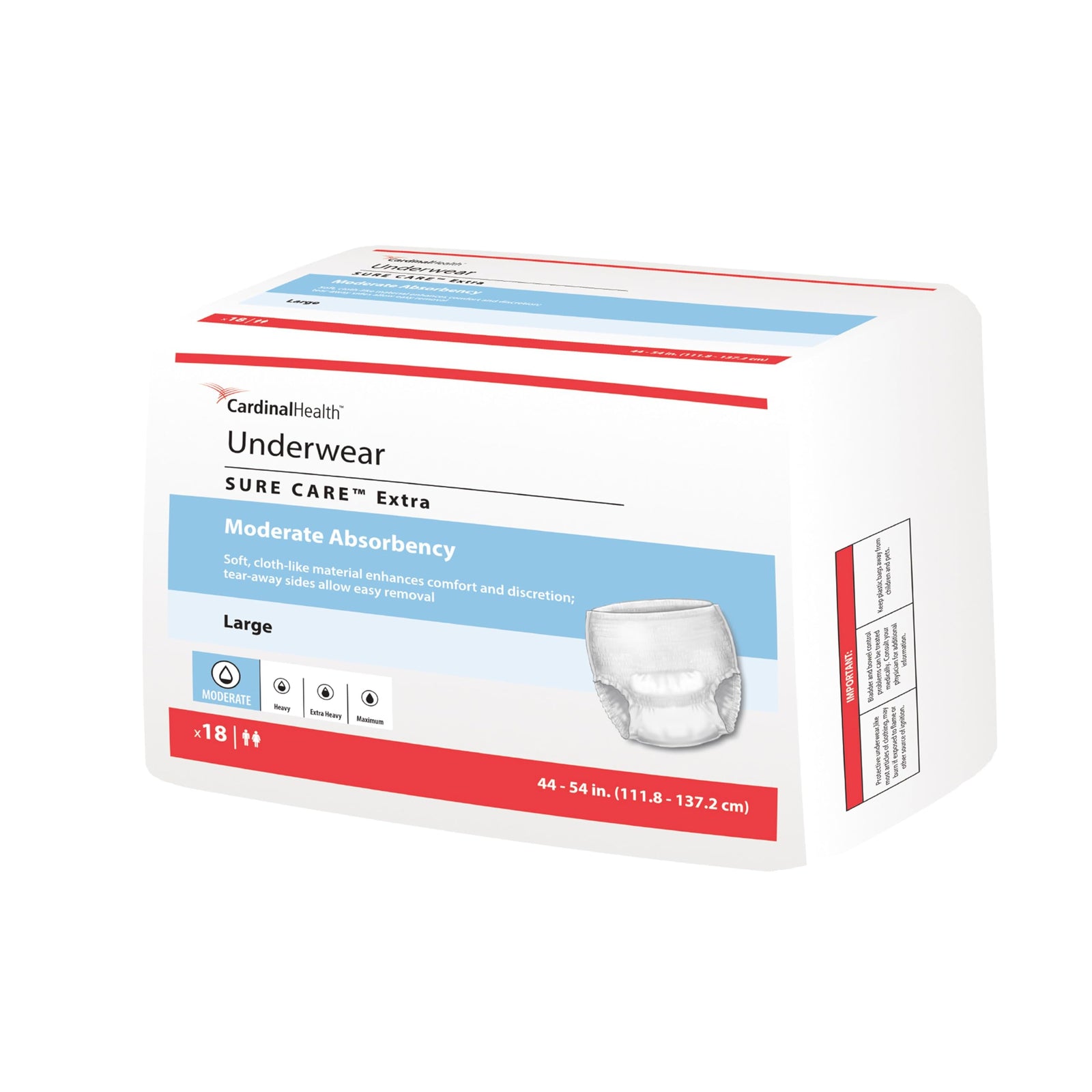 Cardinal Health Sure Care Extra Adult Protective Underwear