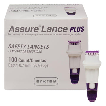 ARKRAY Lance Plus 30G Safety Lancets