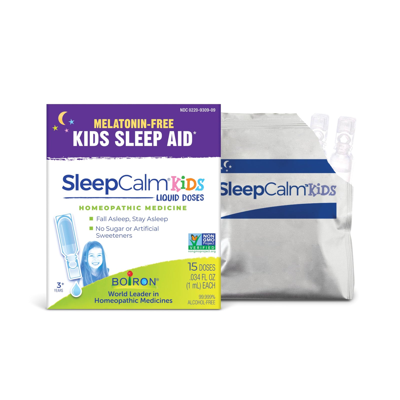 Boiron SleepCalm Kids Liquid Doses Sleep Relief - 15 Doses