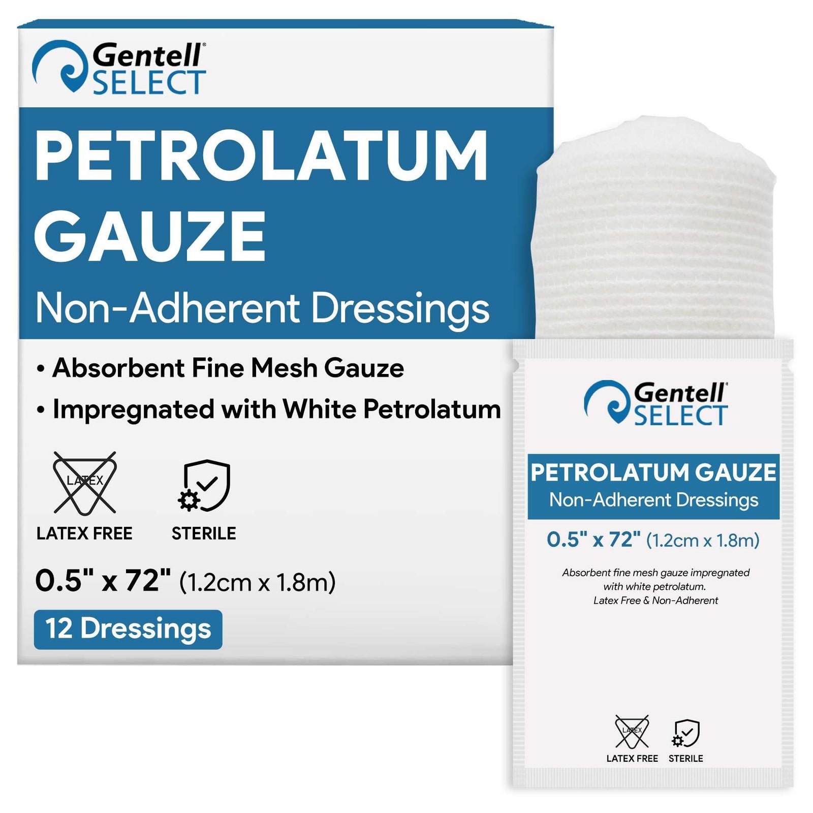 Gentell Petrolatum Impregnated Gauze