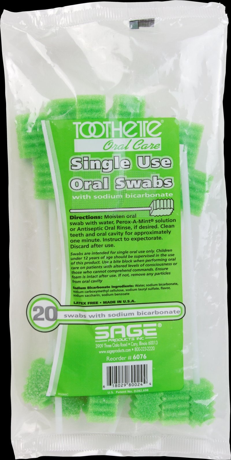 Stryker Toothette Plus Oral Swabs