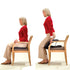 Carex Upeasy Seat Assist Standard Manual Lifting Cushion - Navy Blue