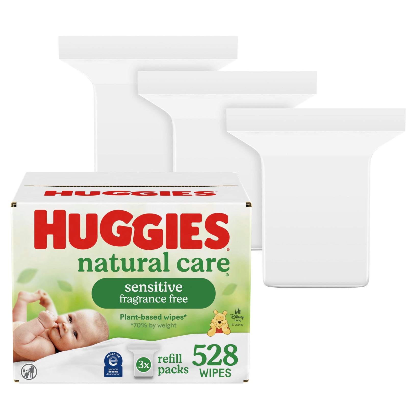 Kimberly-Clark Natural Care HUGGIES Natural Care Fragrance-Free Baby Wipes