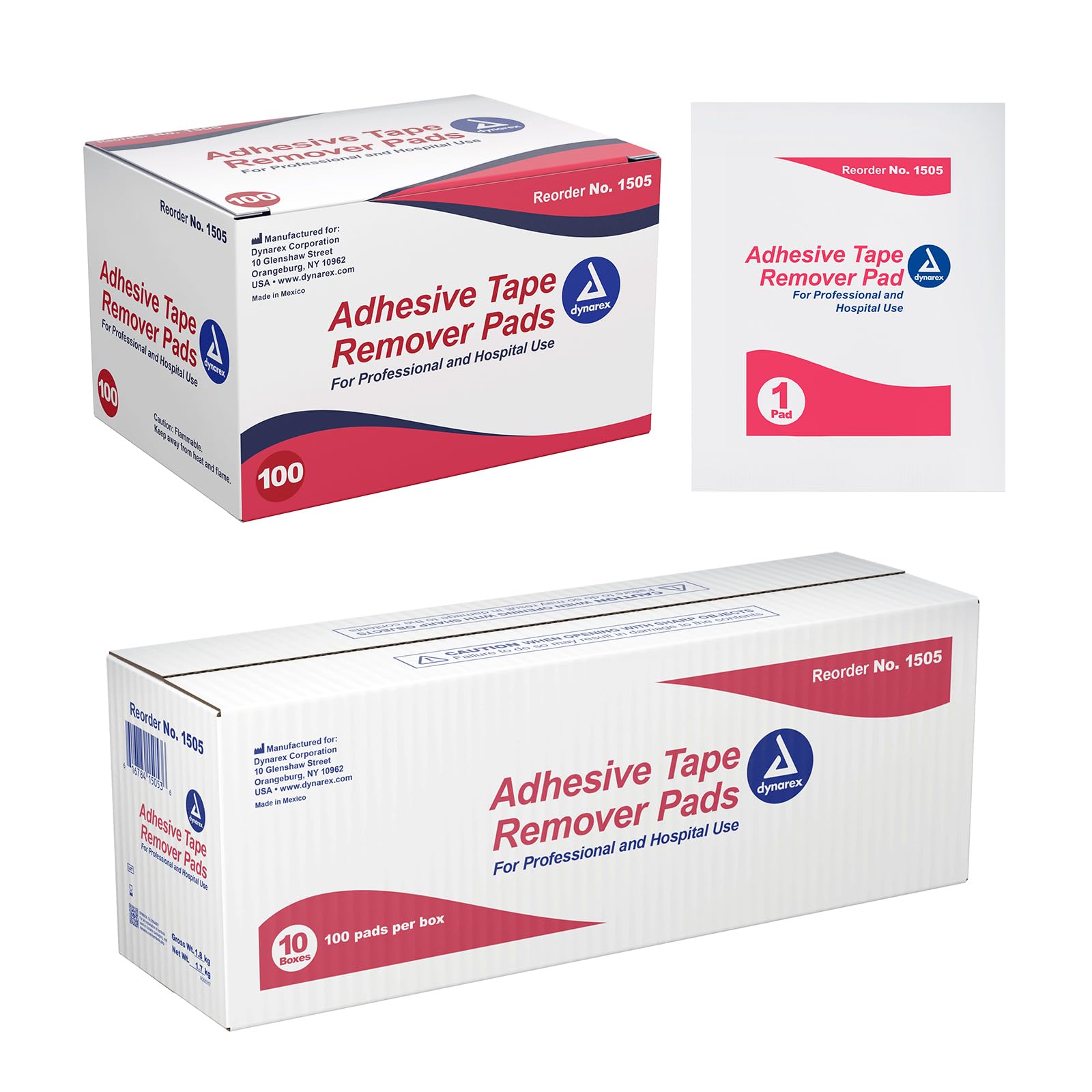 Dynarex Adhesive Tape Remover Pad