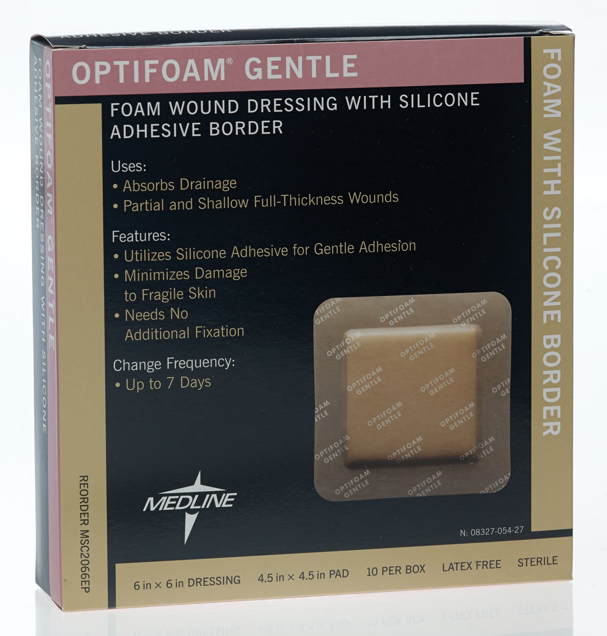 Medline Optifoam Ag Antimicrobial Foam Dressings