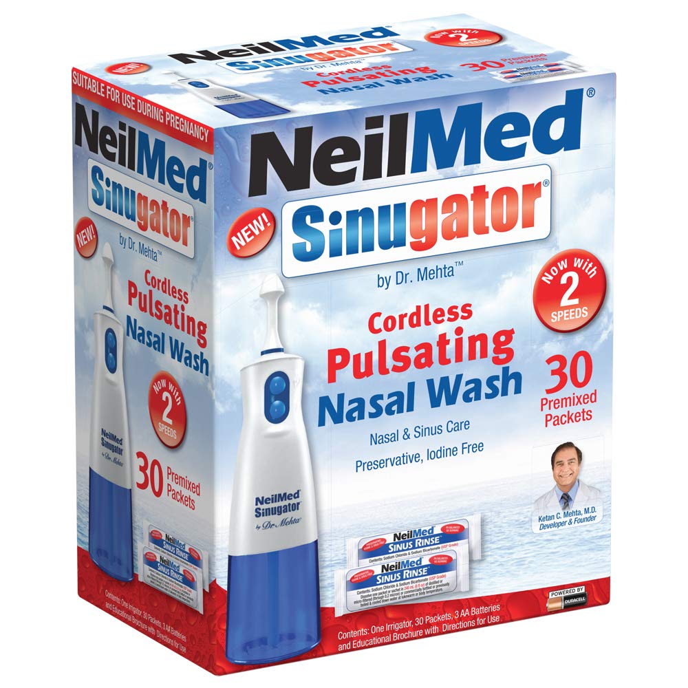 NeilMed Sinugator Pulsating Nasal Wash Kit