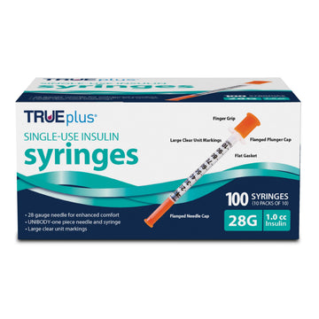 Trividia Health TRUEplus Latex-Free Insulin Syringes