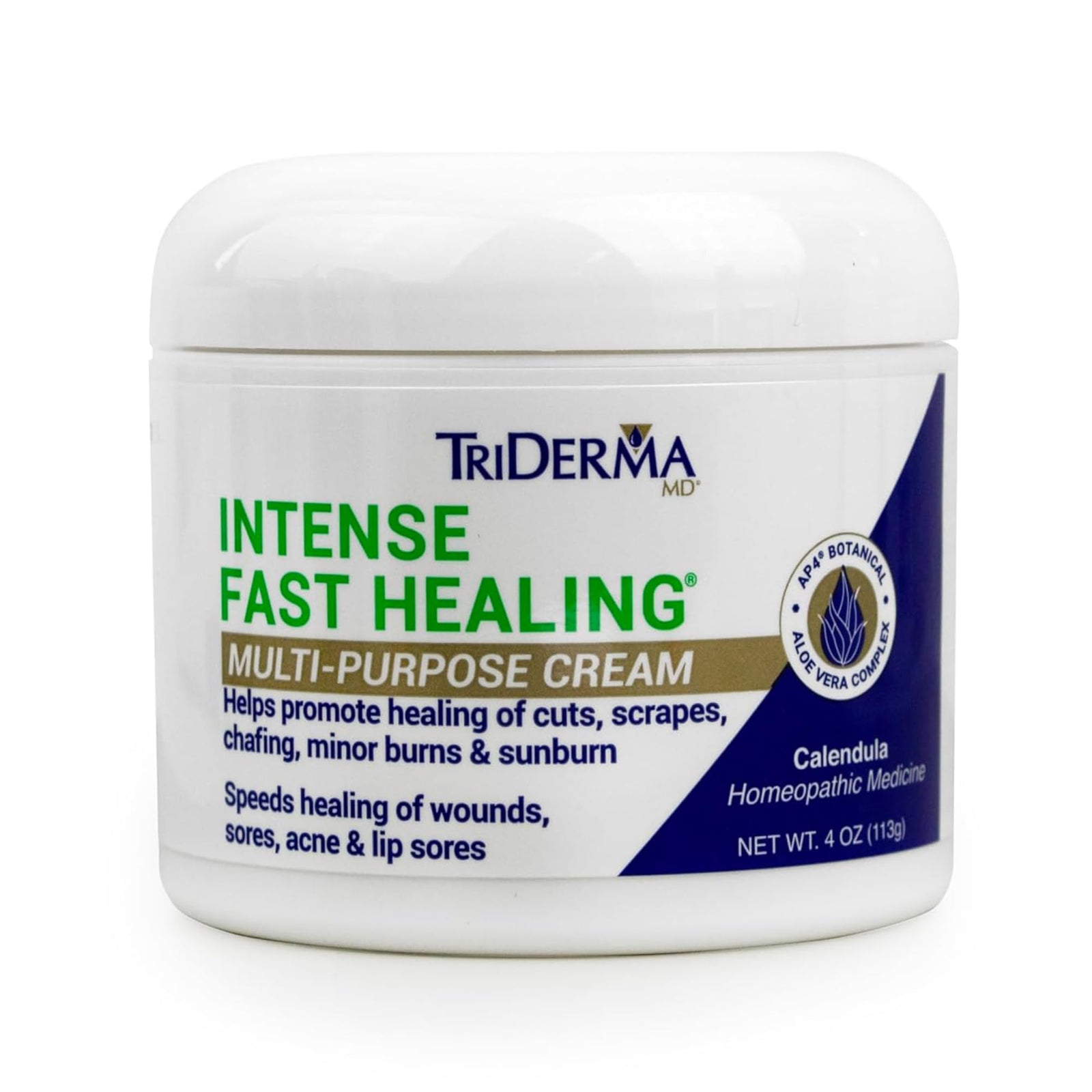 TriDerma Intense Fast Healing Cream, 4 oz.