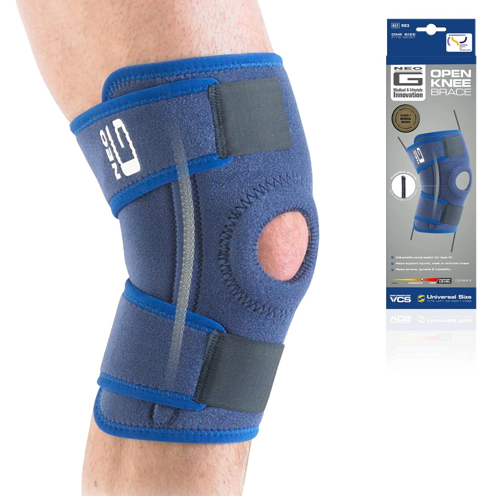 Neo G Hinged Open Knee Support, One Size