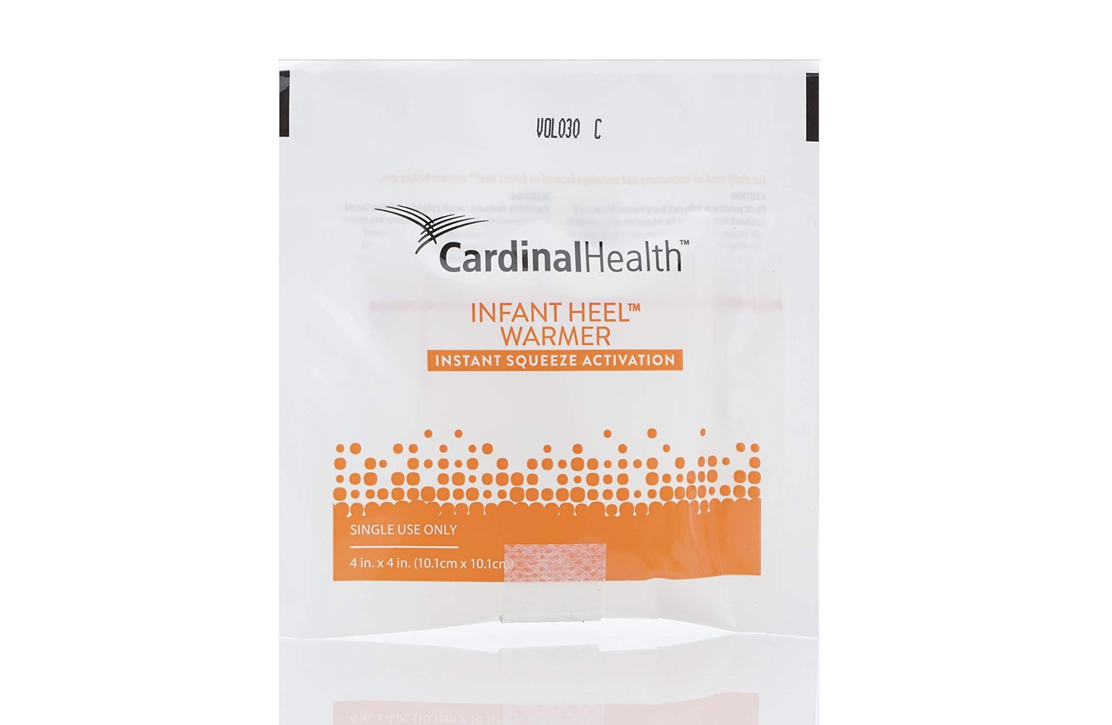 Cardinal Health Infant Heel Warmer with Tape 4x4 Inch