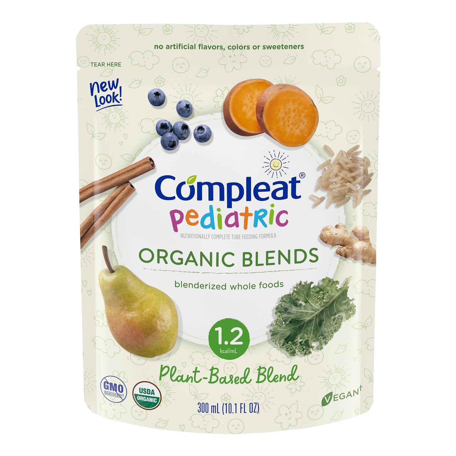 Nestle Compleat Pediatric Organic Blends Tube Feeding Formula 10.1 fl oz