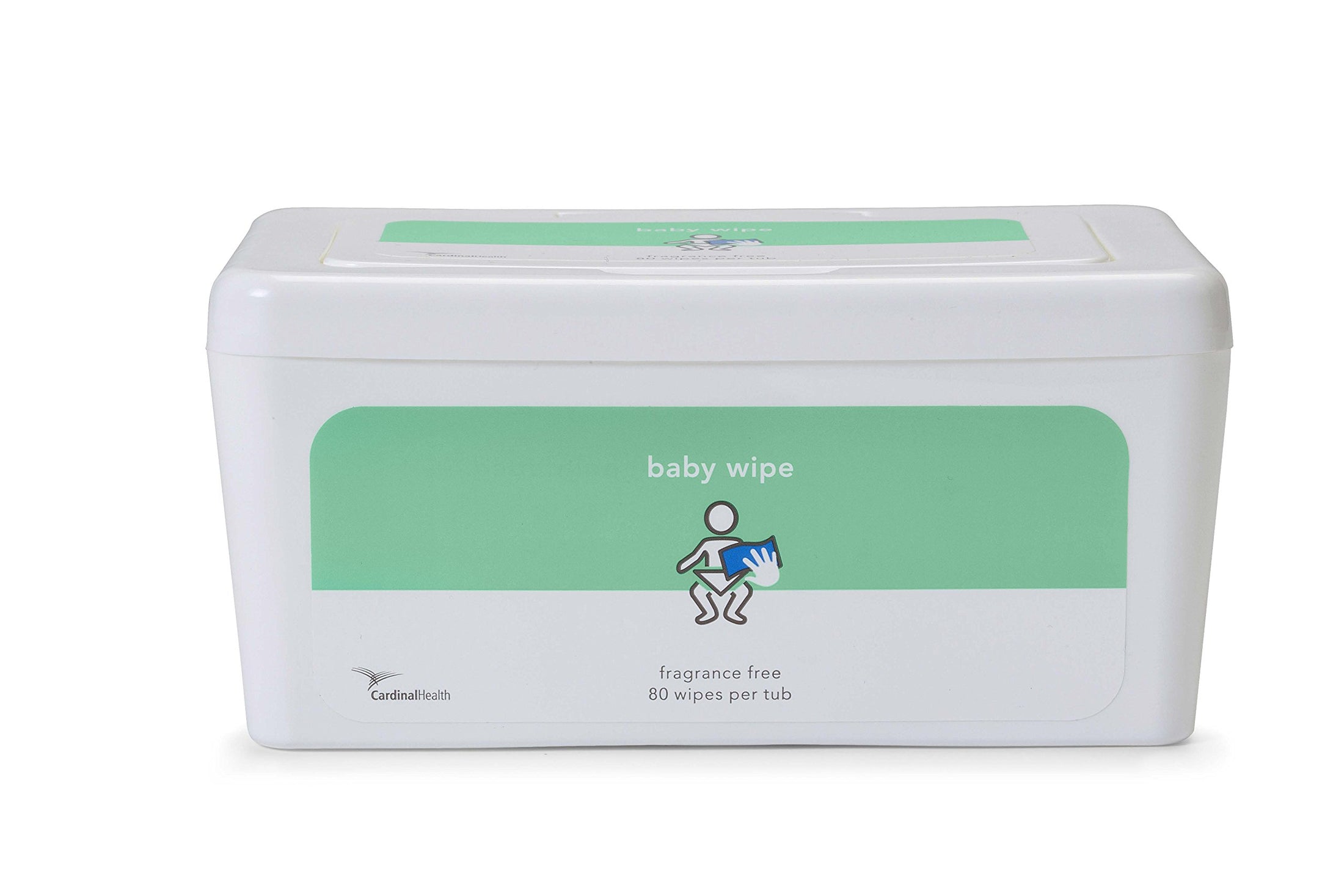 Cardinal Health Baby Wipes, Fragrance Free, 80 Count