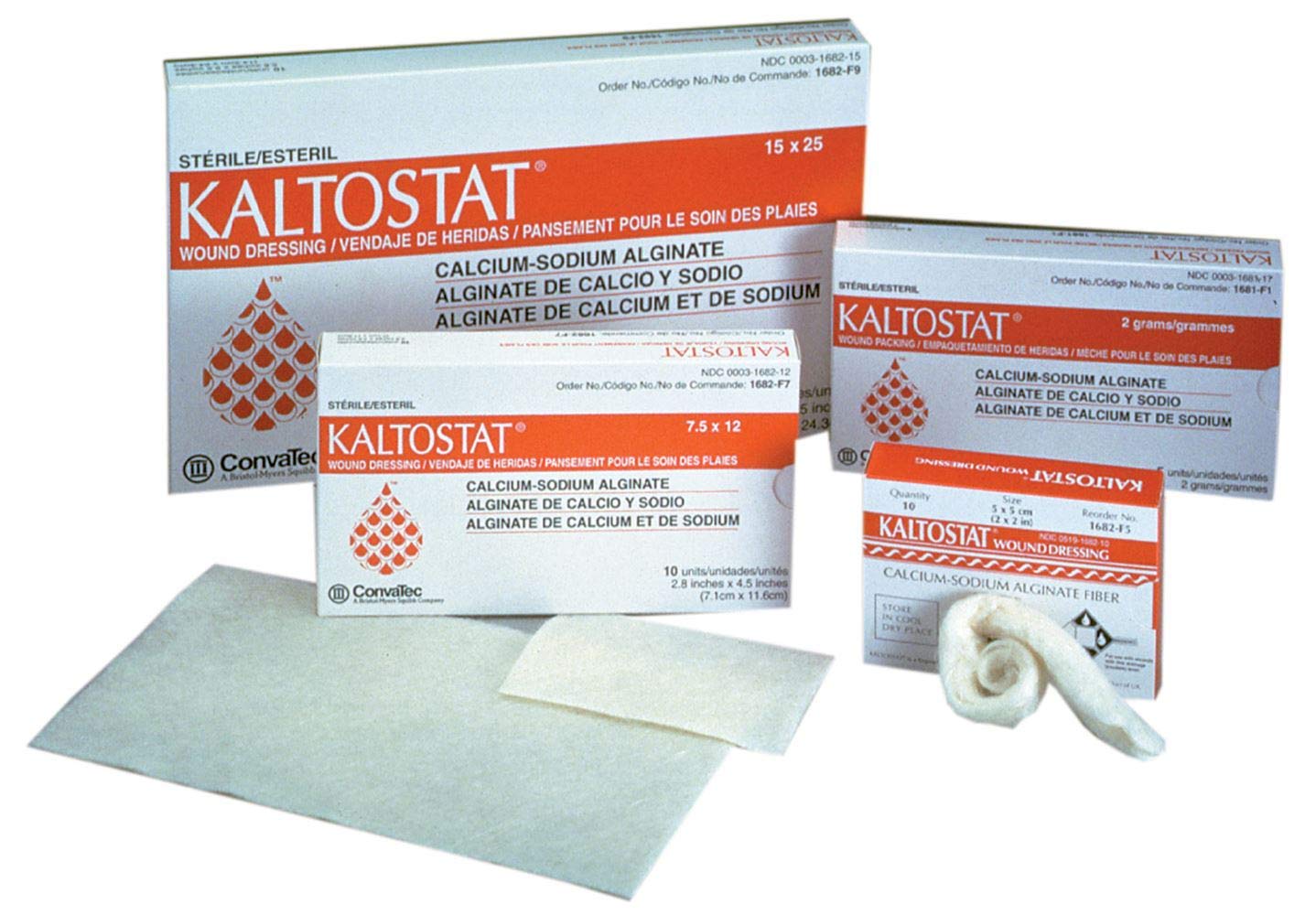 ConvaTec KALTOSTAT Calcium Sodium Alginate Wound Dressings