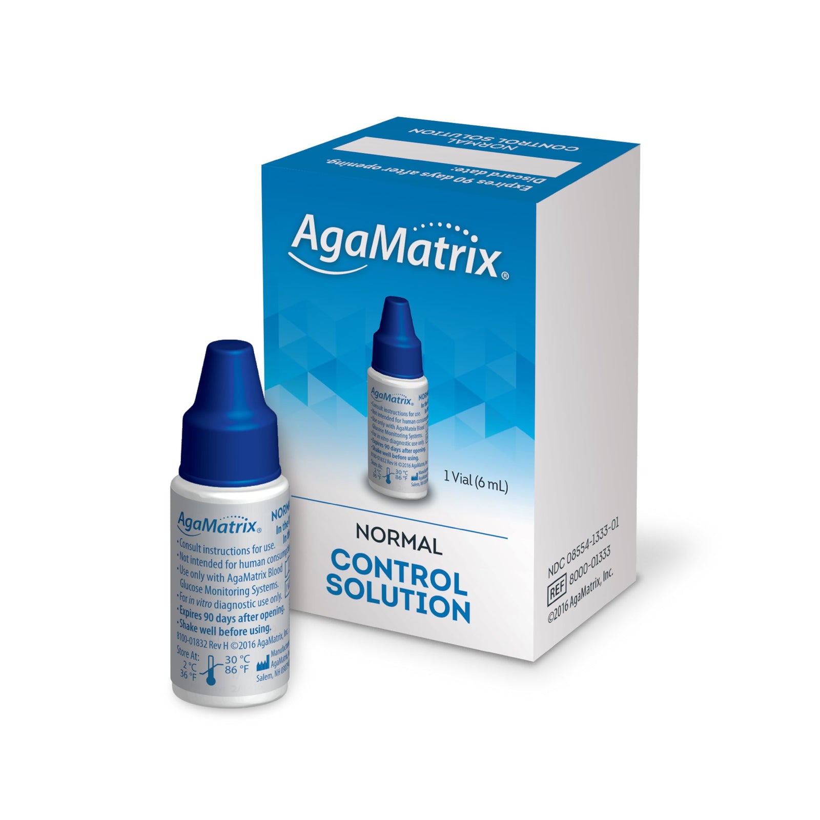 AgaMatrix WaveSense Keynote Normal/High Control Solution (2 Pack)