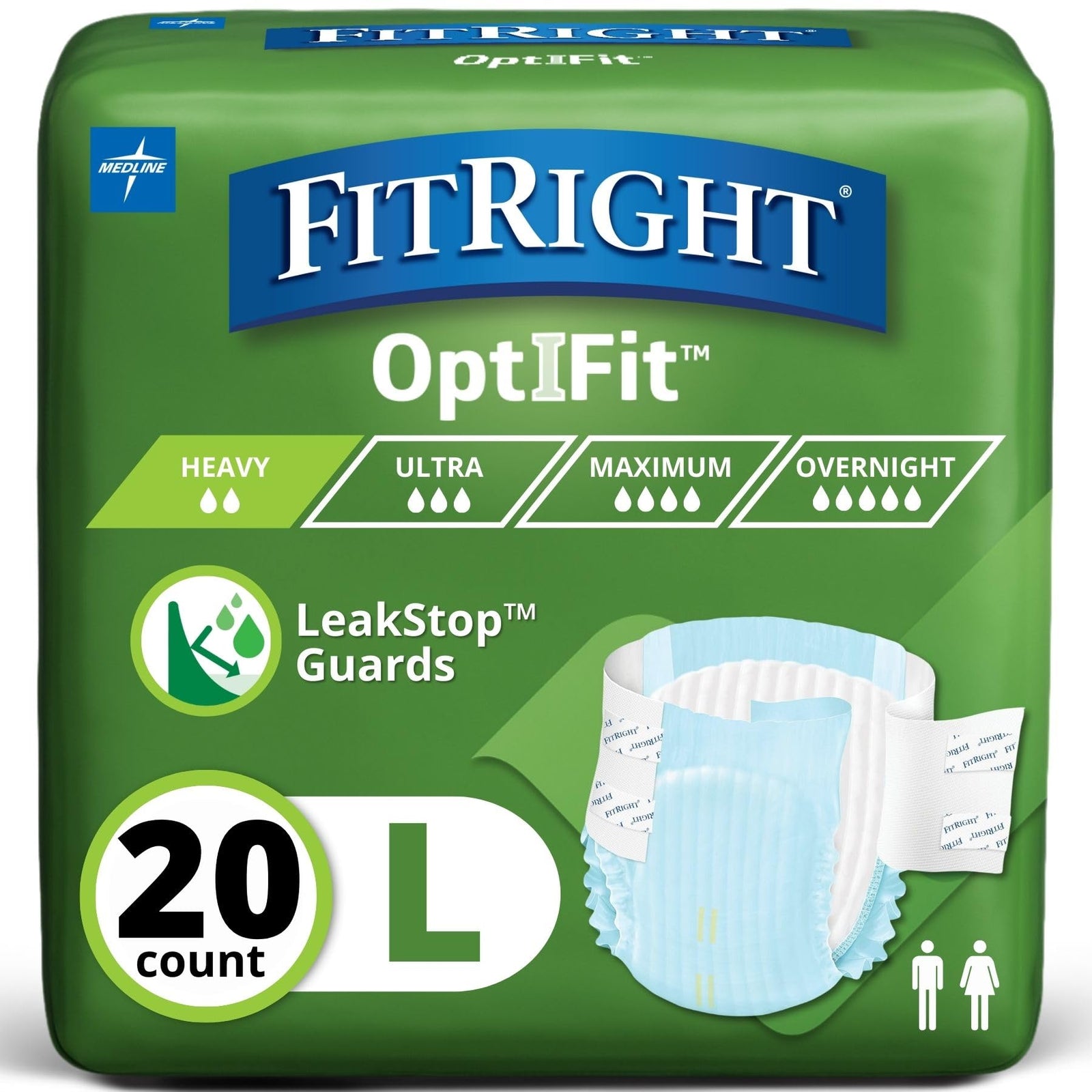 Medline FitRight Ultra Briefs - Adult Incontinence Briefs
