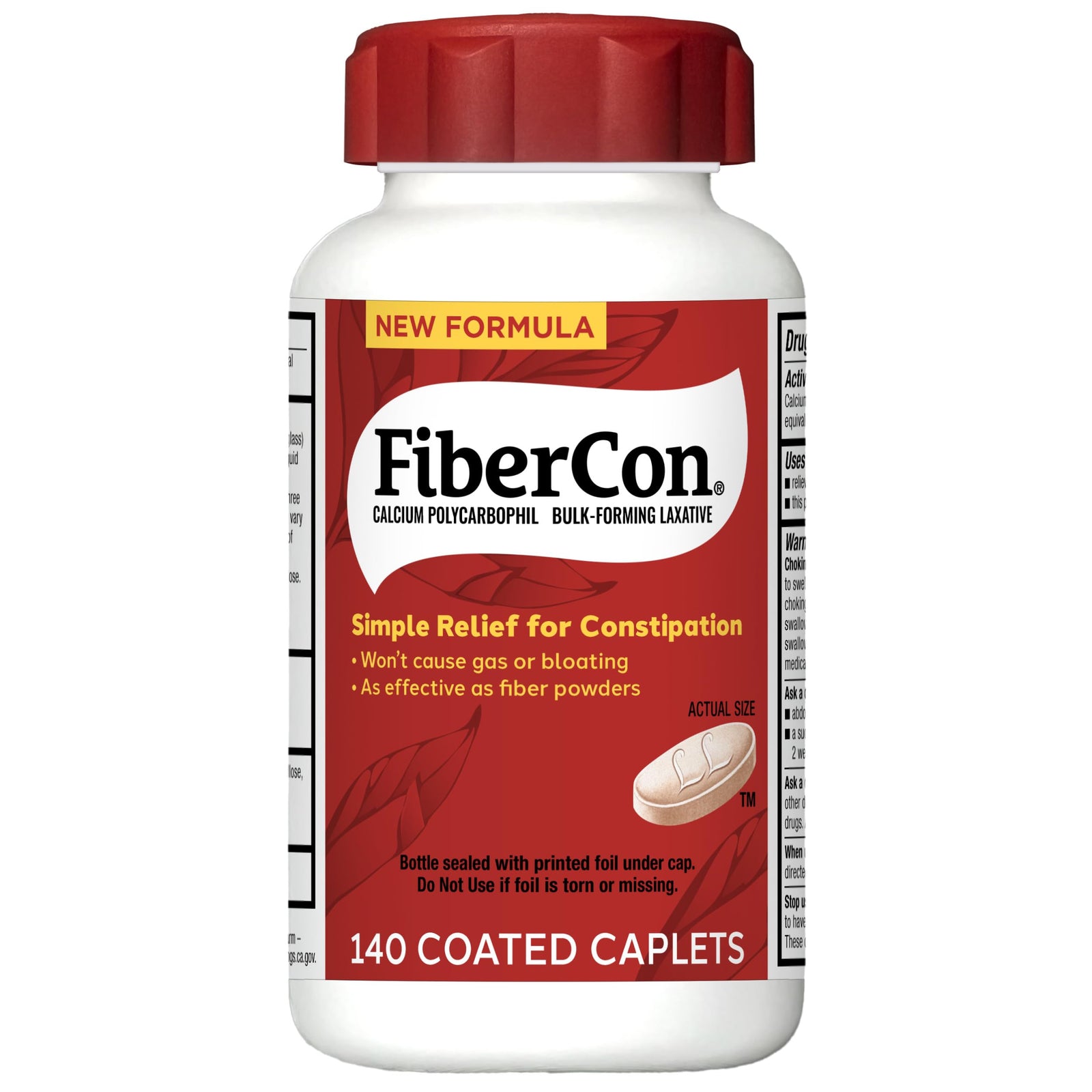 FiberCon Caplets 140 Count