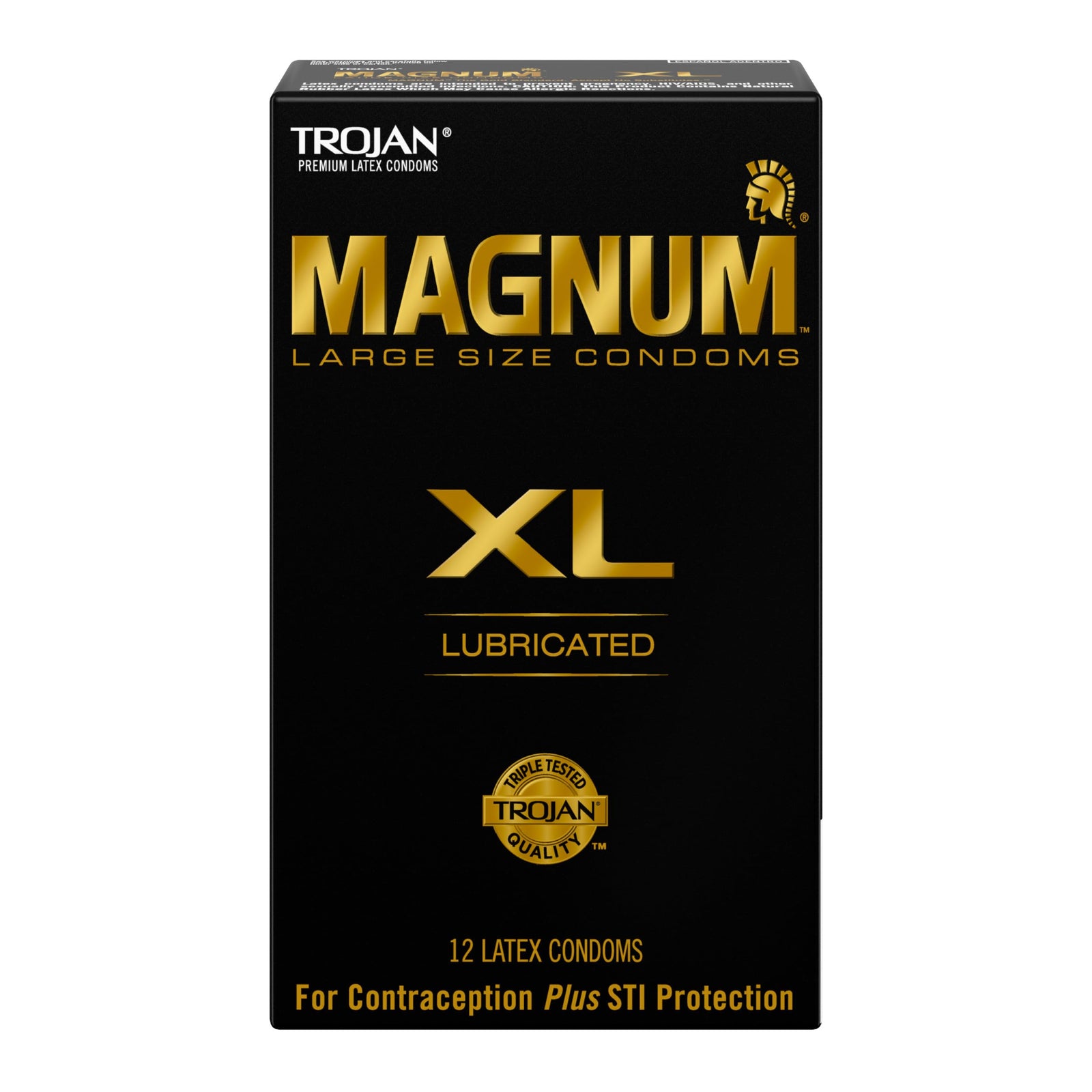 Trojan Magnum Lubricated Condom, X-Large
