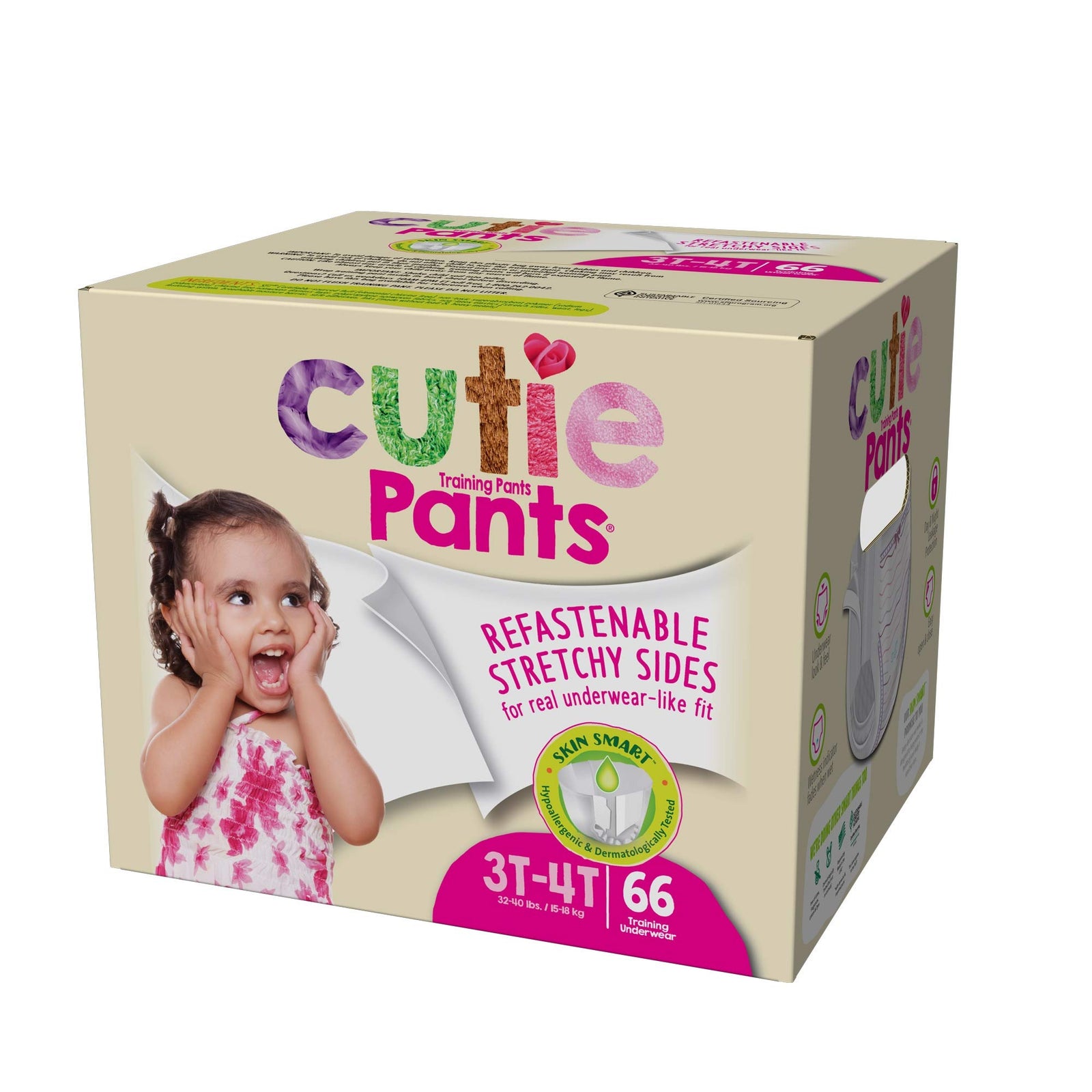 First Quality Cuties Training Pants — Refastenable, Sizes 2T-5T (Boys & Girls)