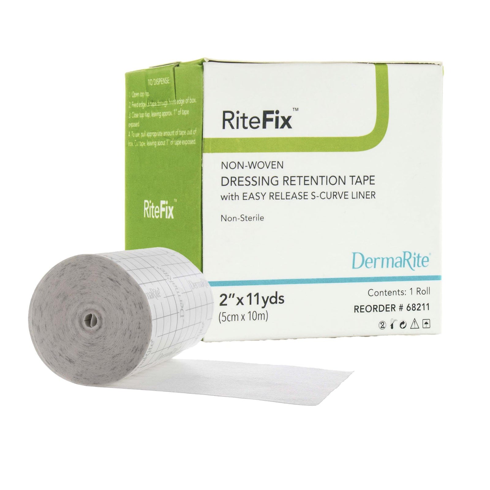 DermaRite RiteFix Non-Woven Dressing Retention Tape