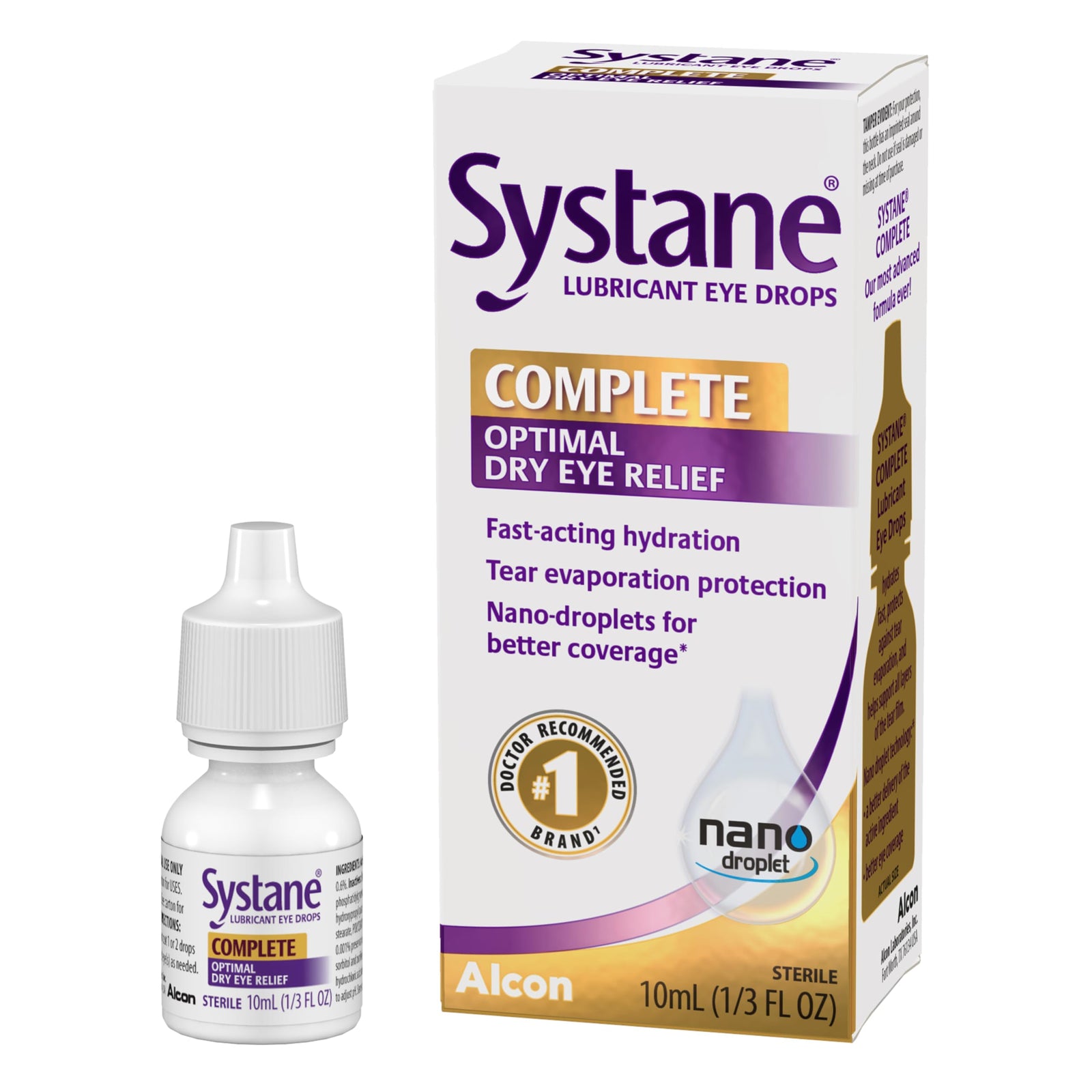 Alcon Systane Complete Lubricant Eye Drops, 10 mL