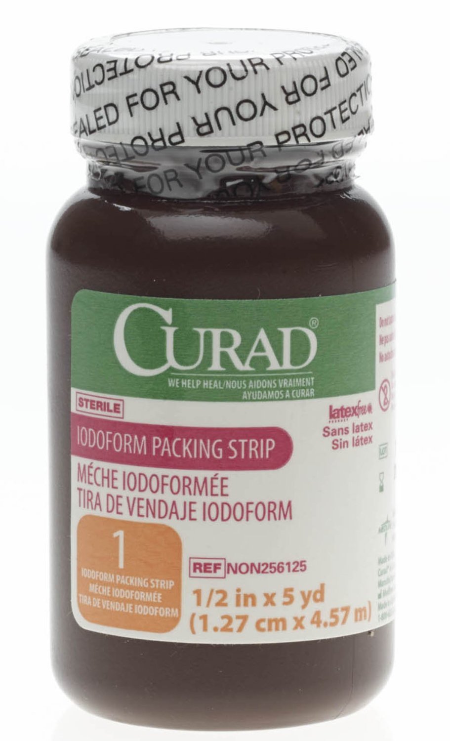 Medline Sterile Iodoform Packing Strip 1/2" x 5 Yards