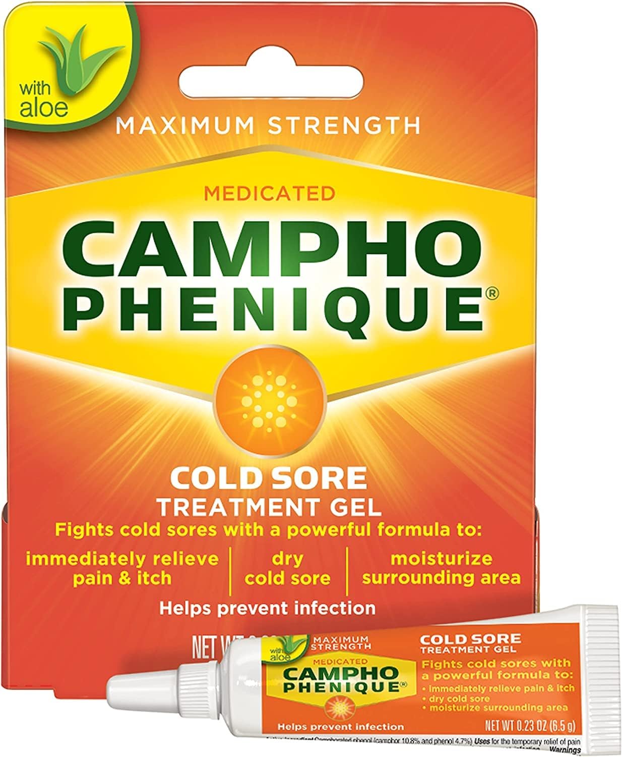 Campho-Phenique Cold Sore Treatment, 0.23 oz