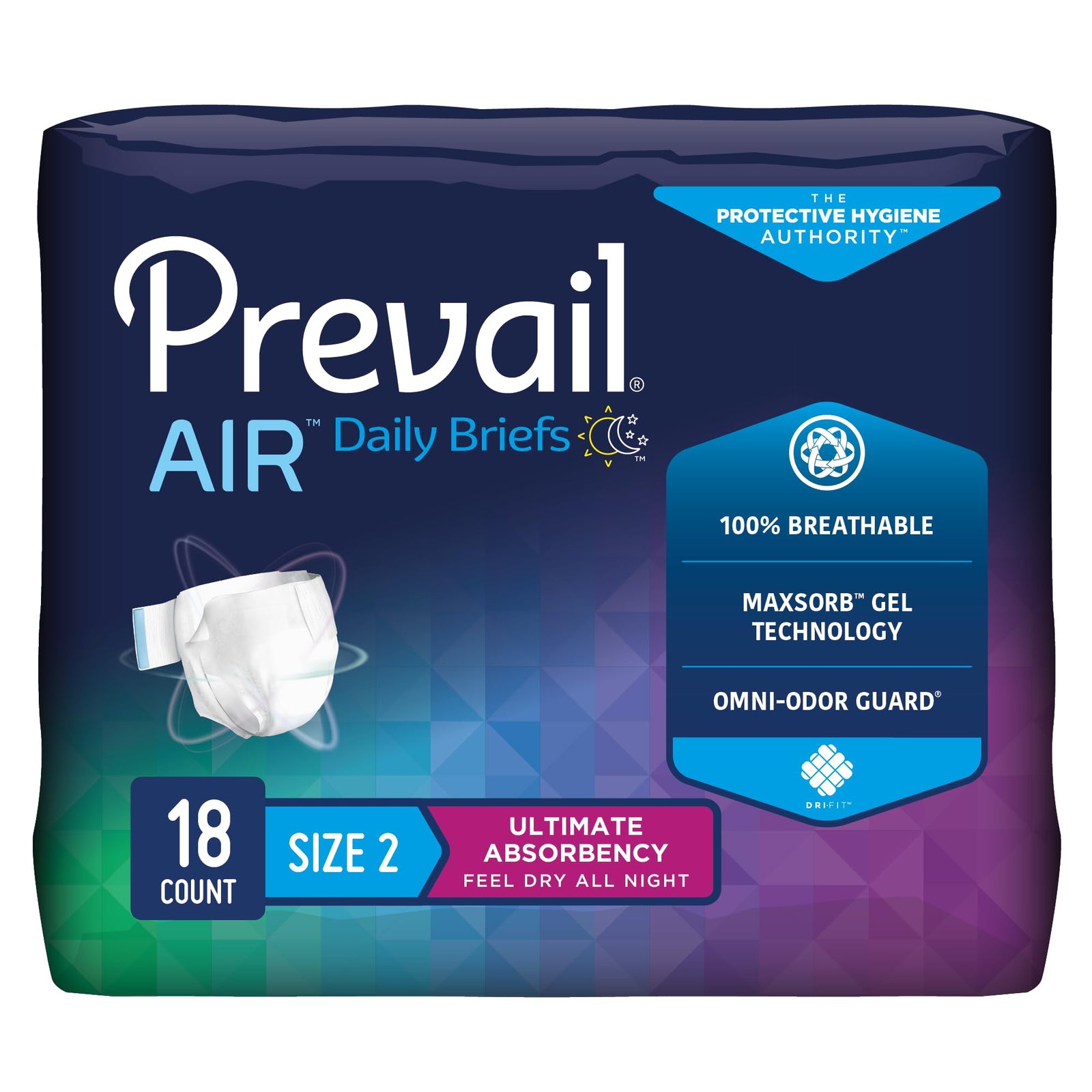 First Quality Air Plus Briefs - Size 2 (Large) & Size 3 (X-Large)