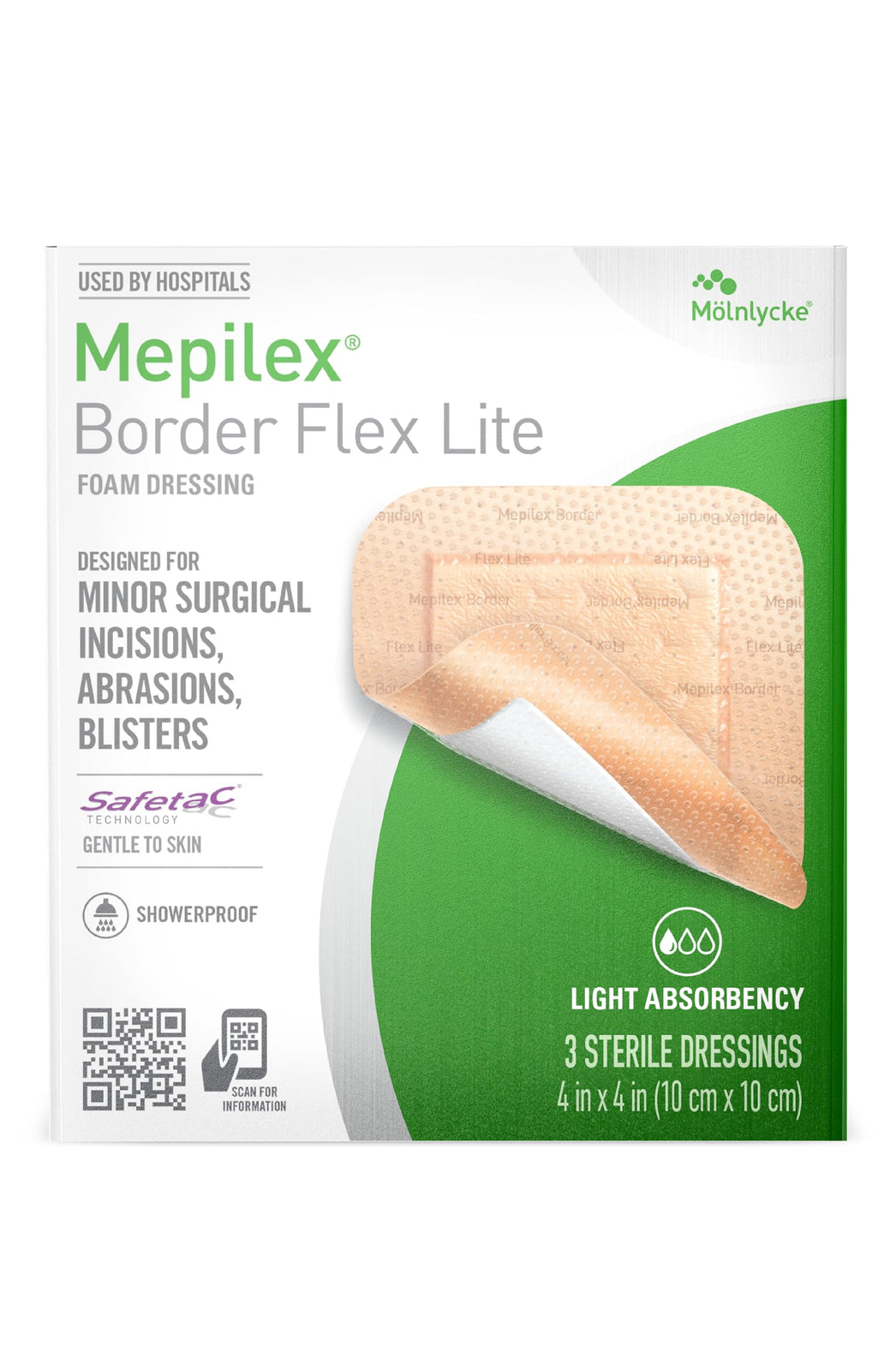 Molnlycke Mepilex UP Non-Bordered Foam Dressing
