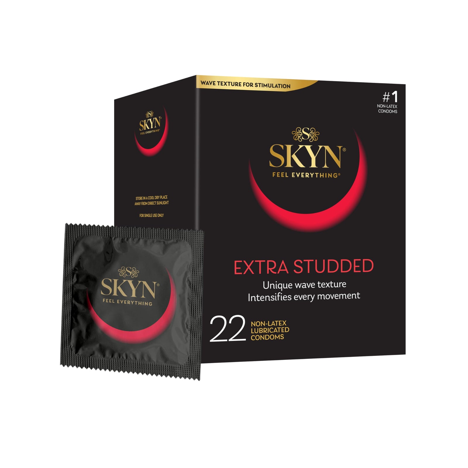 LifeStyles SKYN Extra Studded Condoms