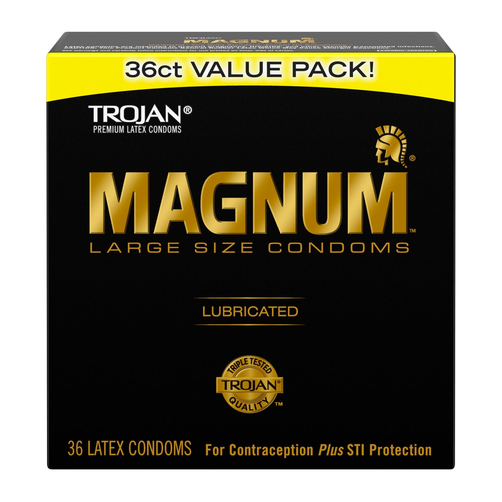 Trojan Magnum Lubricated Condoms