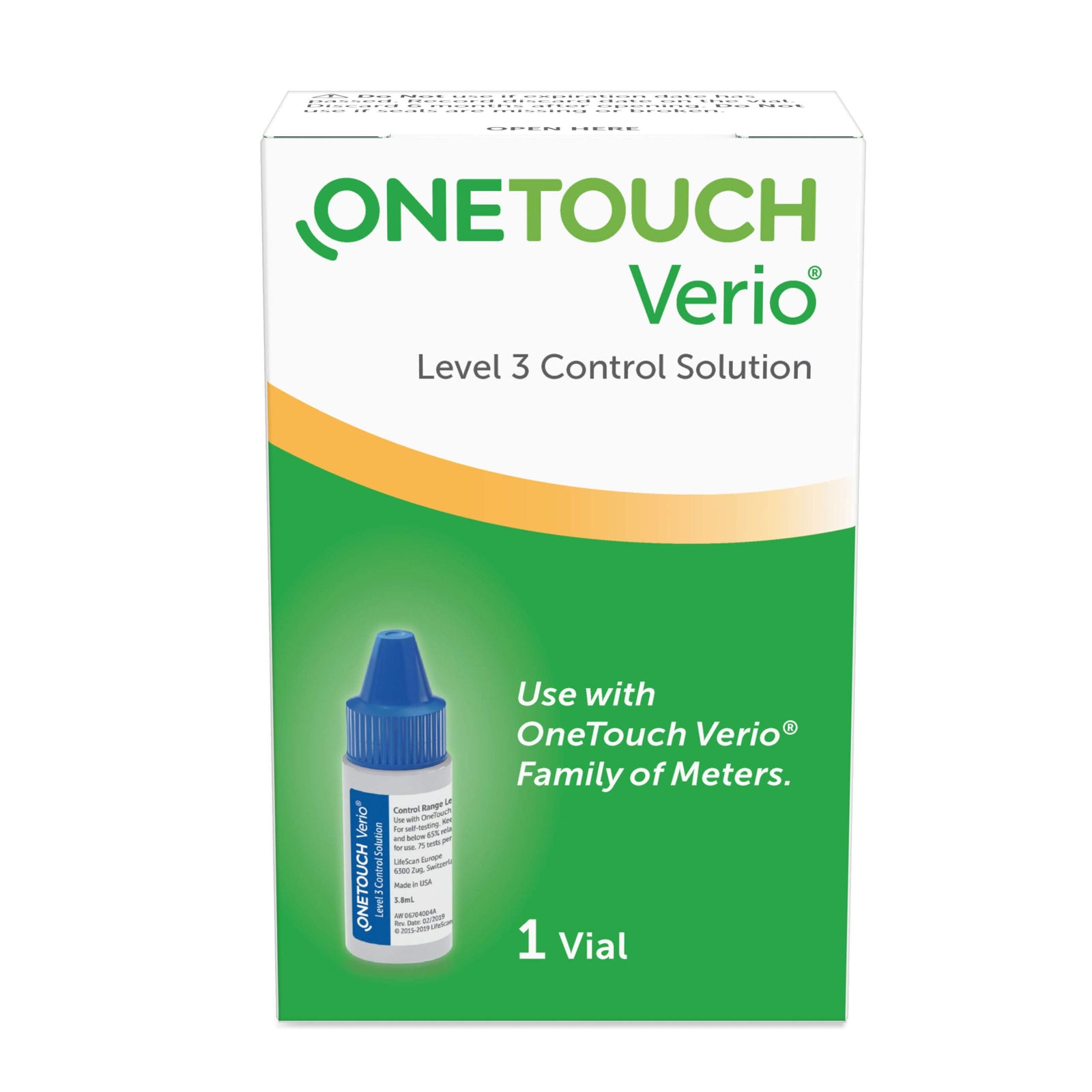 LifeScan OneTouch Verio Control Solution for Glucose Meters