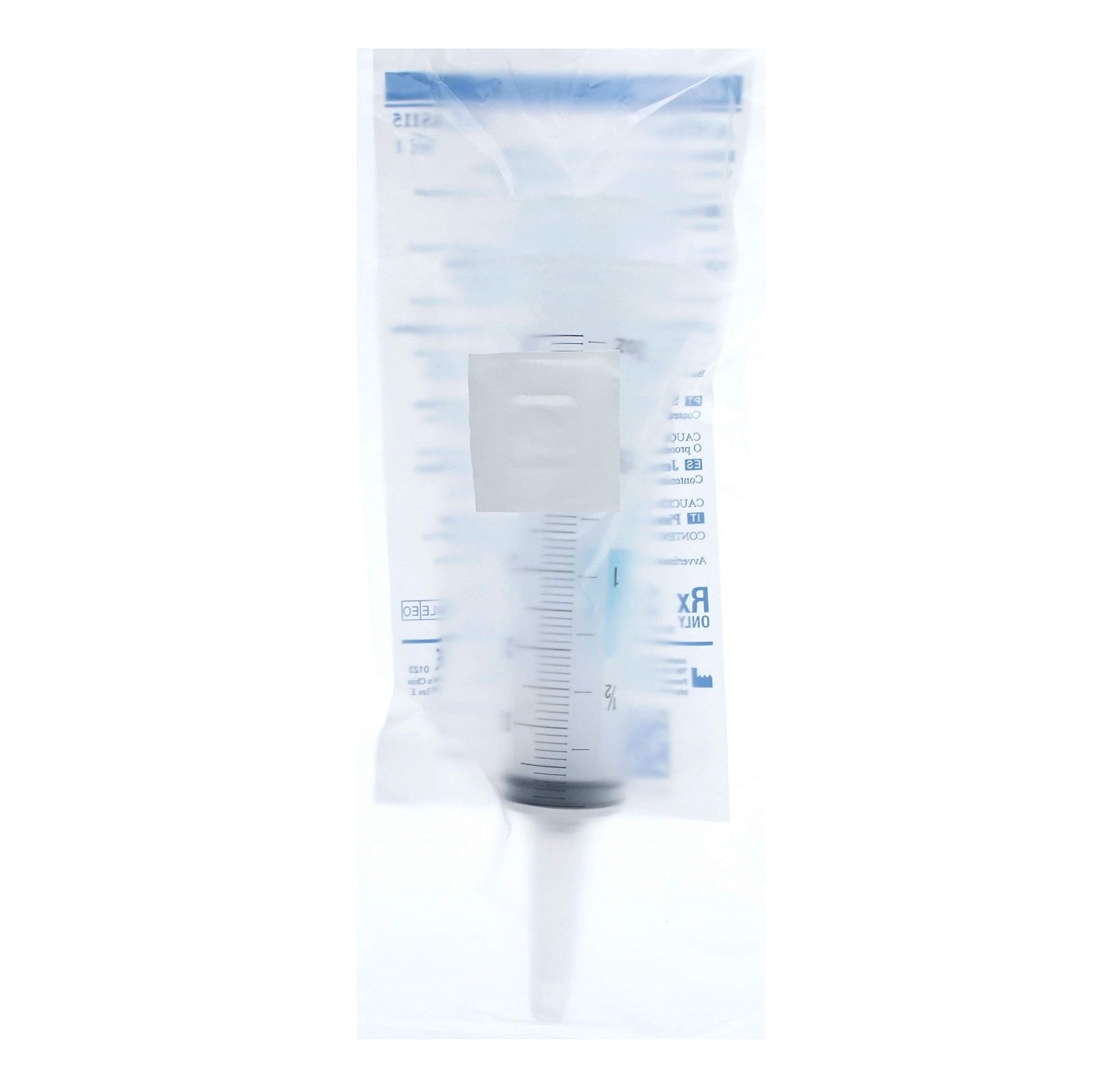 Amsino International 60 mL Flat Top Piston Syringe with ENFit Tip