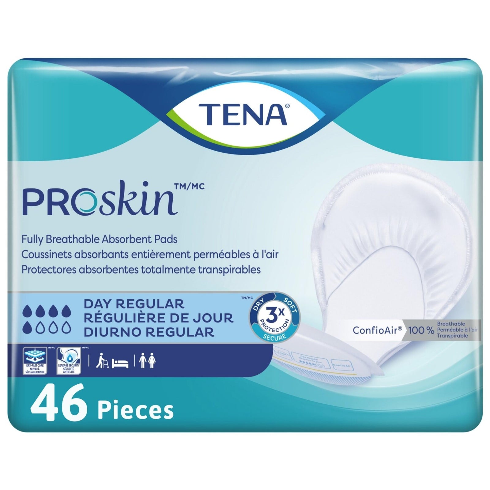 TENA Regular Day Pad, 24" Long