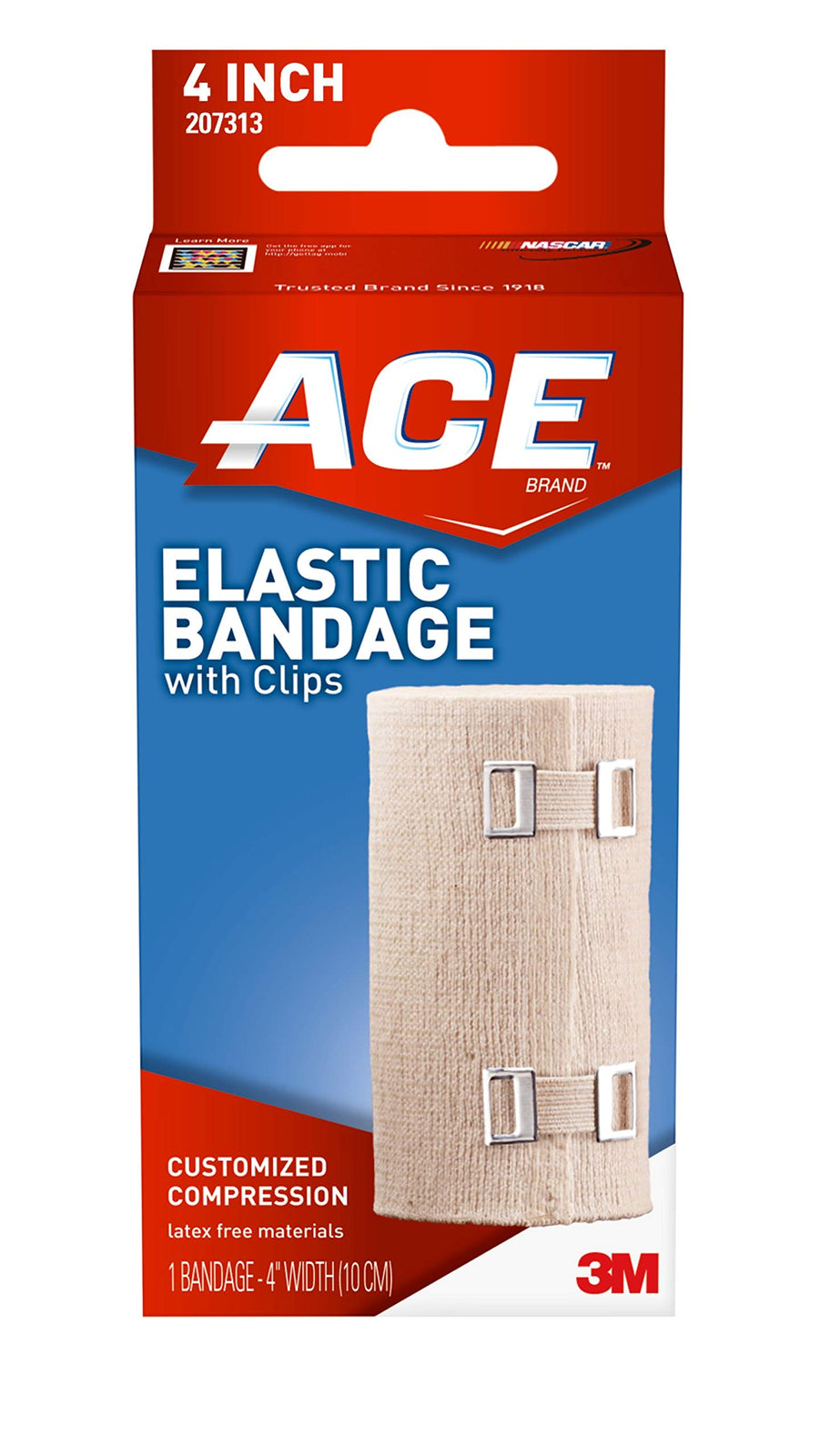 3M ACE Elastic Bandage with Metal Clips
