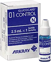 ARKRAY Glucocard 01 Normal Blood Glucose Control Solution