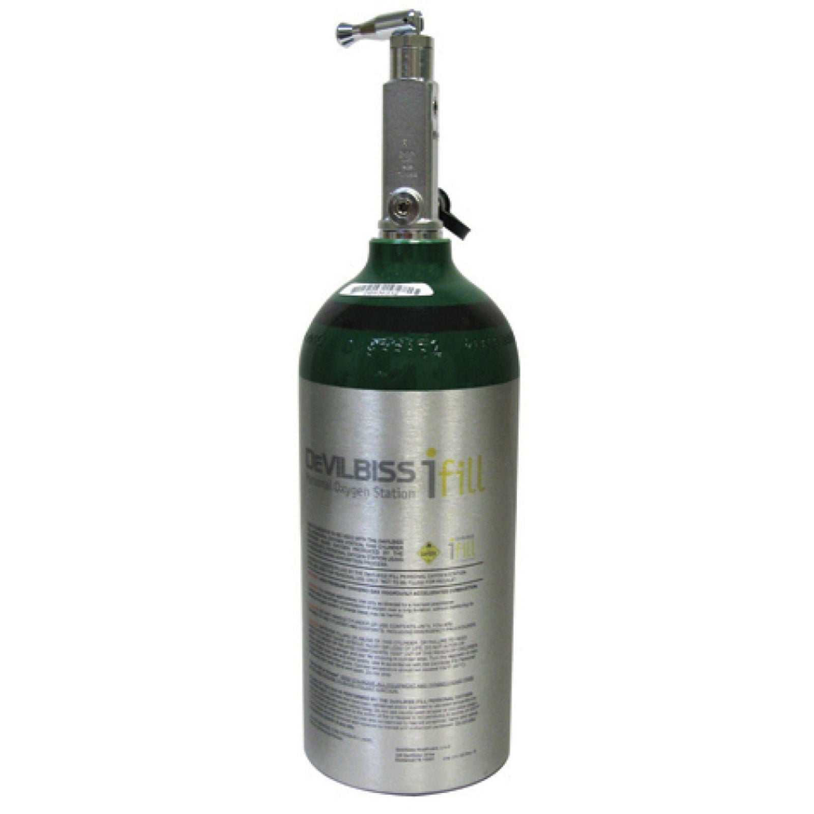 Drive DeVilbiss iFill D/M6 Cylinder with Fill Adapter and 870 Post, Single Flow