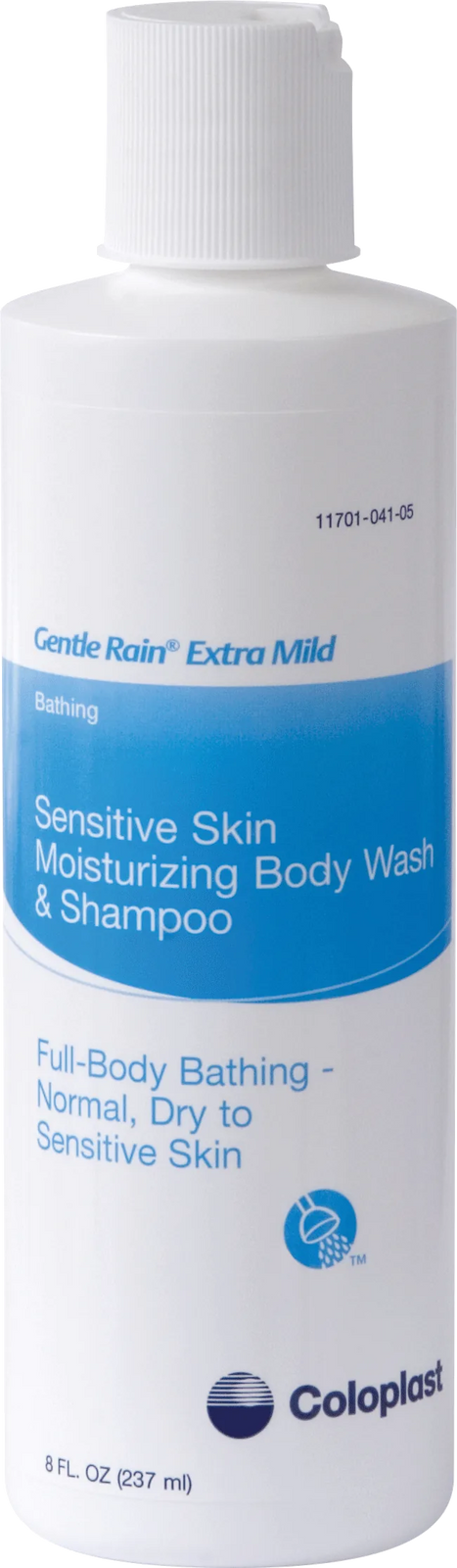 Coloplast Gentle Rain Extra Mild Body Wash, Shampoo & Hand Wash, 8 fl oz