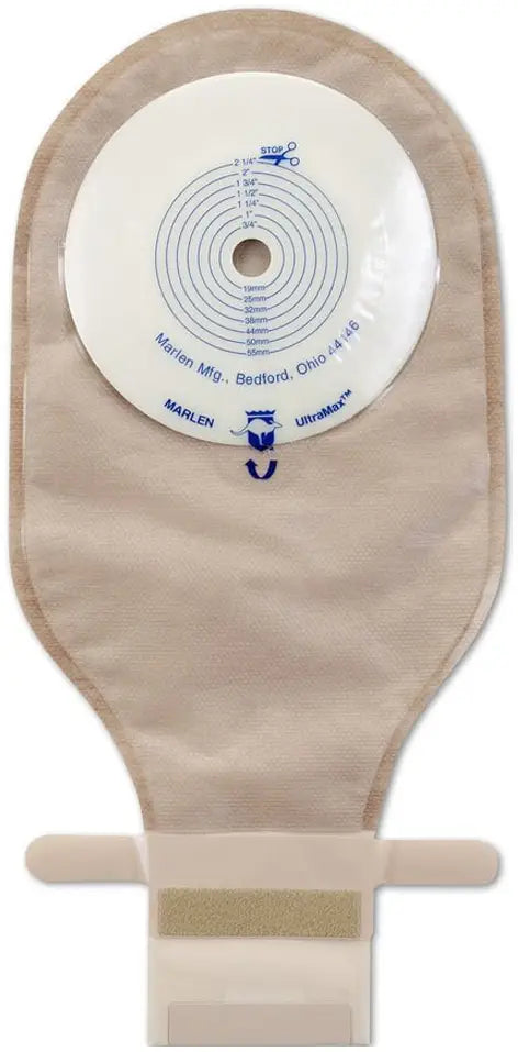 Marlen Ultramax Drainable Flat Pouch with AquaTack Hydrocolloid Barrier