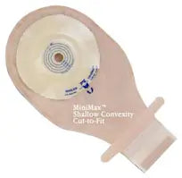 Marlen UltraMax One-Piece Cut-to-Fit Drainable Pouch with AquaTack Hydrocolloid Convex Skin Barrier - Box of 5