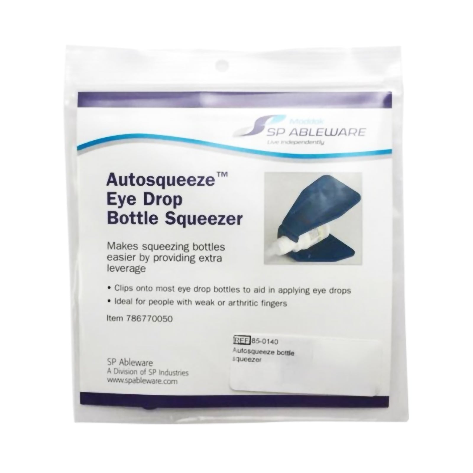 Autosqueeze Eye Drop Bottle Aid - Blue