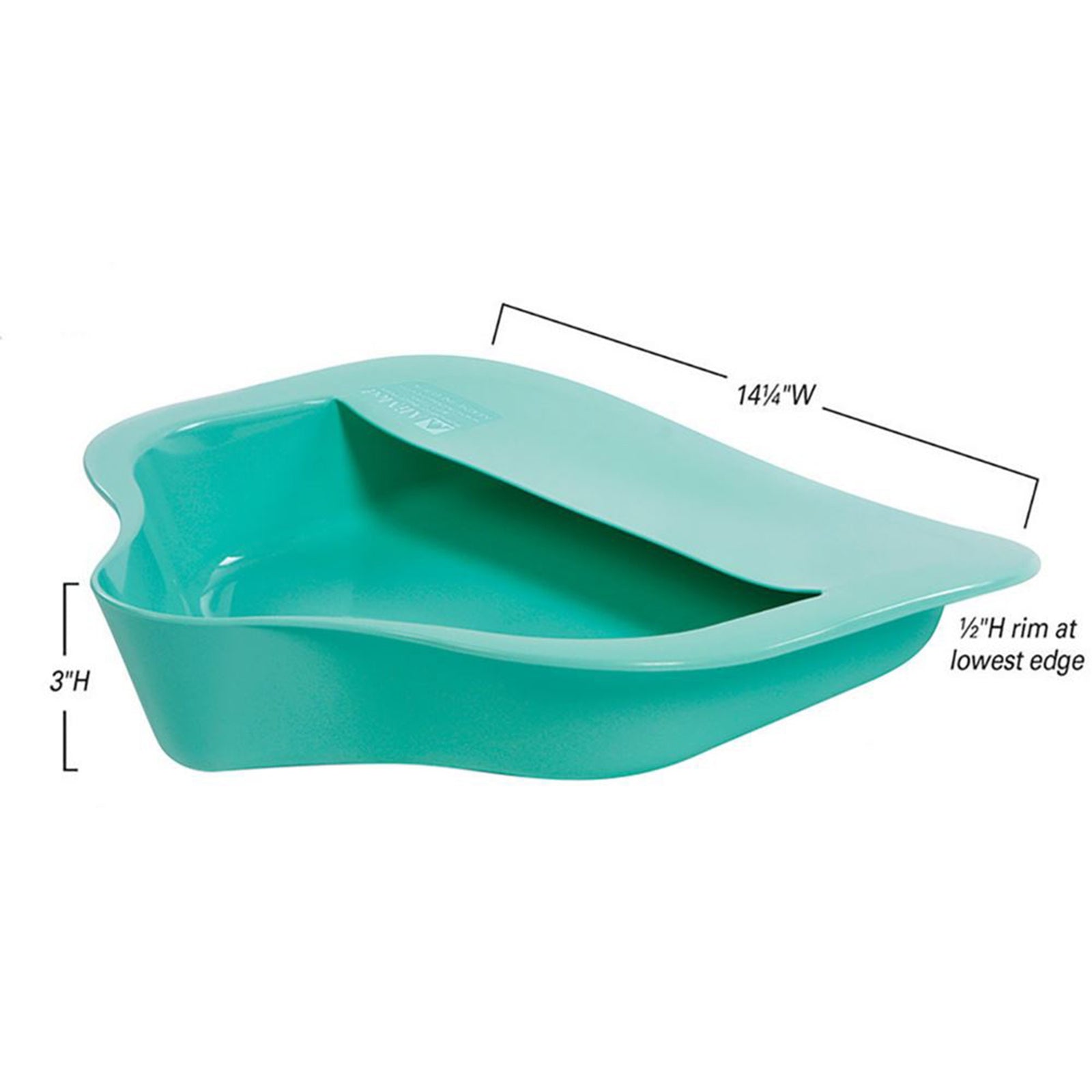AliMed Bariatric Bedpan - Green