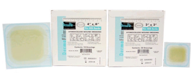 DermaFilm® Thin Hydrocolloid Dressing 2x2 Inch Square with Border